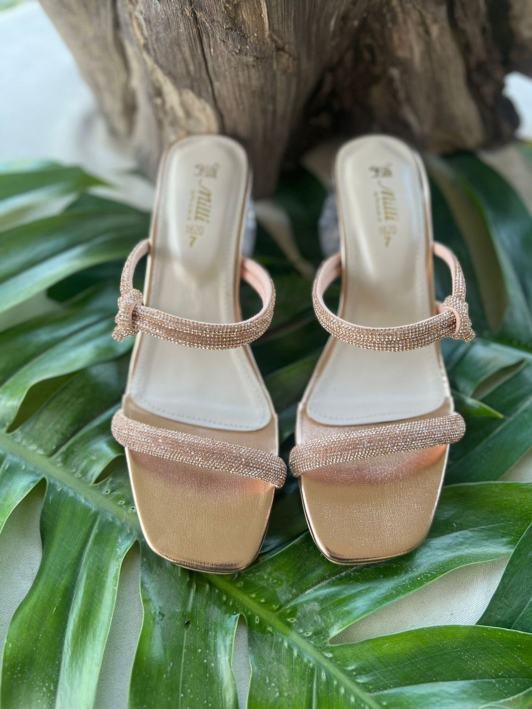 Formal Heels in Rose Gold