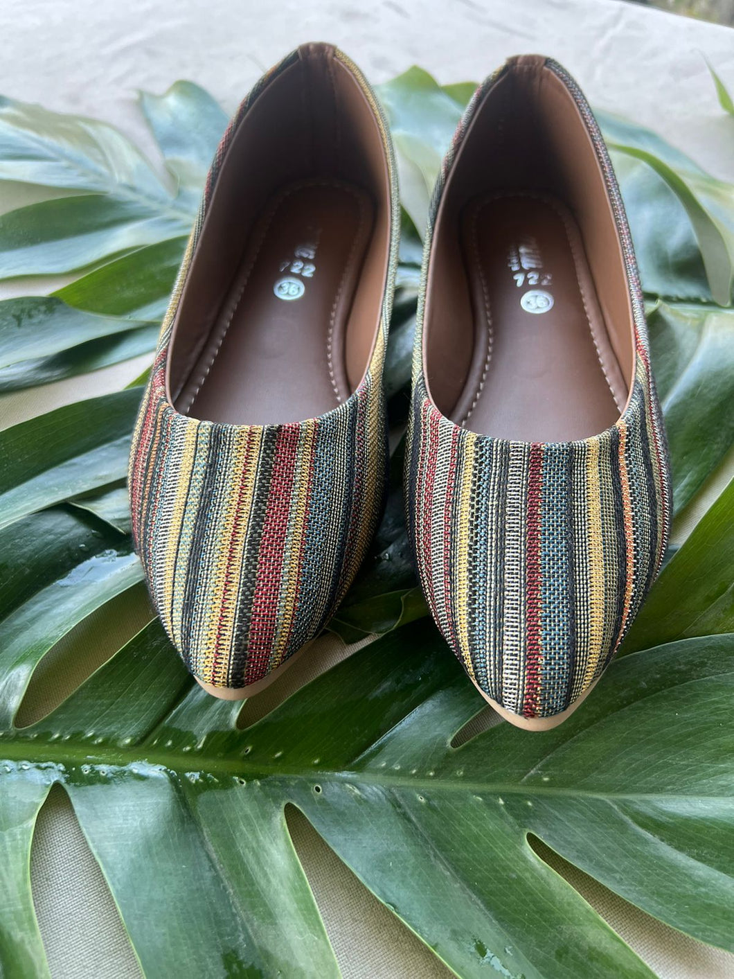 Printed Pointed Flats